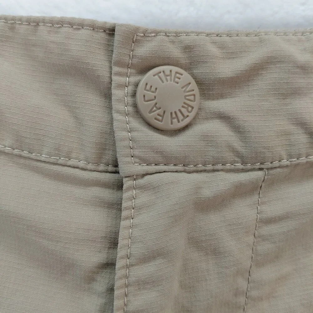 The North Face Horizon 2.0 Cargo Shorts Mens 38 Khaki Nylon Ripstop Outdoor Hike